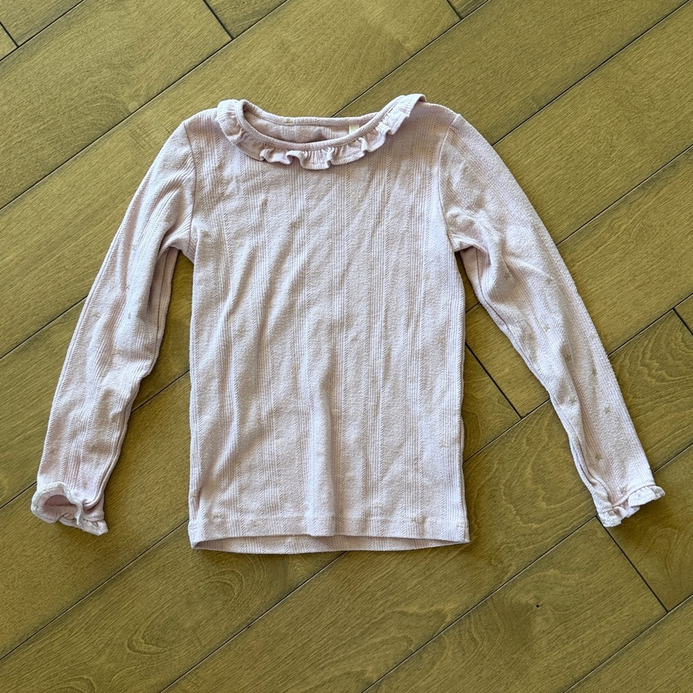 Mini Boden Pink Long Sleeve Tee